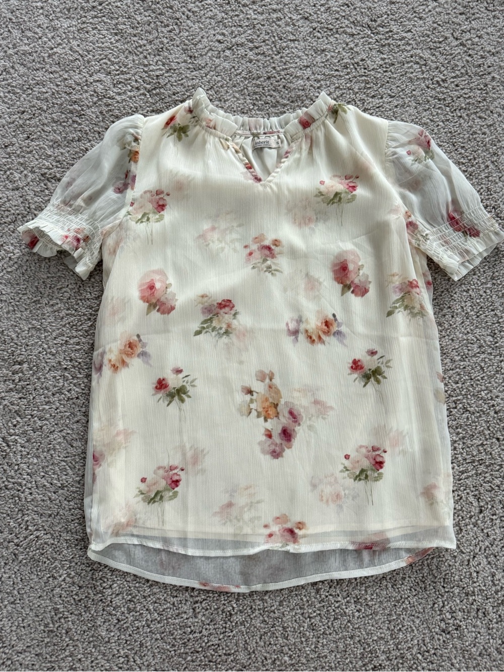 Inherit Clothing Co Dempsey Puff Short Sleeve Top